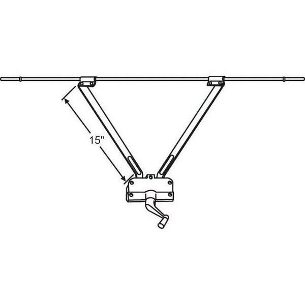 Strybuc Awning Operator 15in Arm Stone 750-1521606
